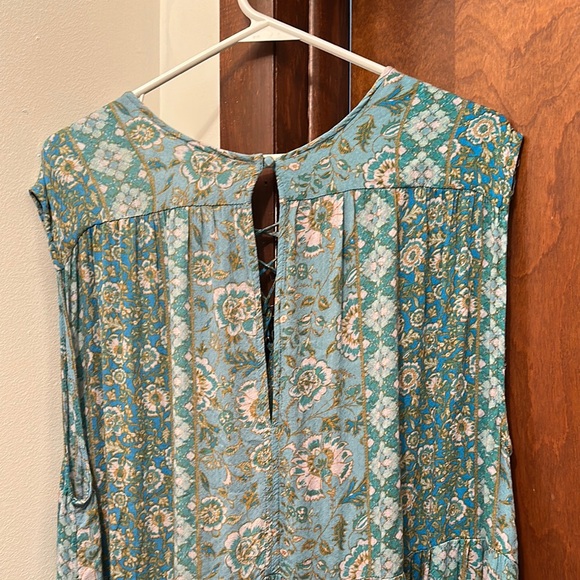 COPY - Free People Blue Sleeveless Sundress Maxi - Picture 4 of 5